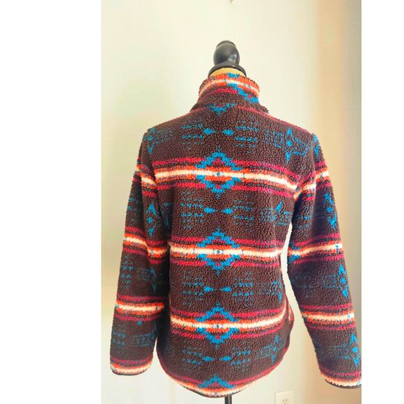 Idyllwind Fueled by Miranda Lambert Fleece Jacket, Aztec Patterns, Full Zip Sz M - Picture 7 of 9